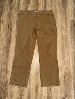 Coleman Durable Canvas  Resistant Utility Pants Dark Khaki